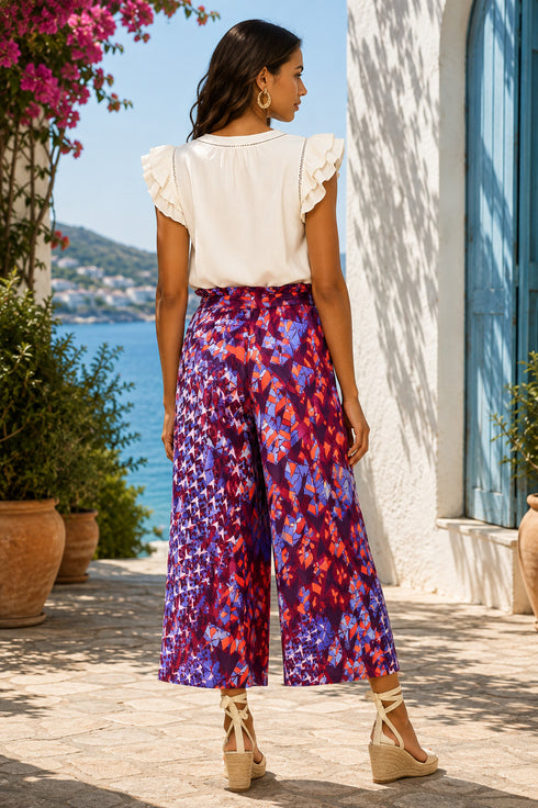 Adalyn Wide Leg Pants - Galactic