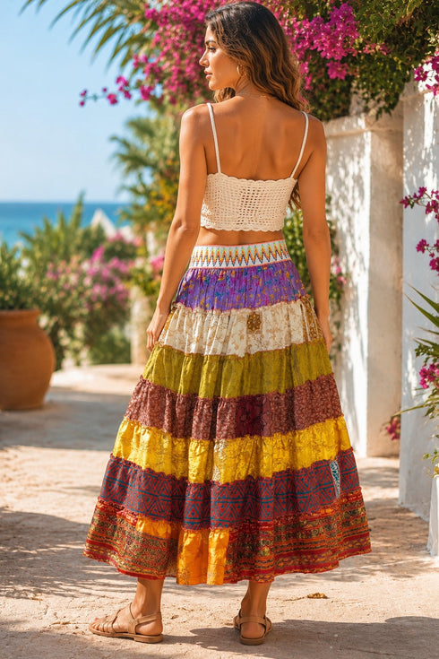 Sienna Patchwork Skirt