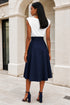 Infinity Wrap Skirt - Navy