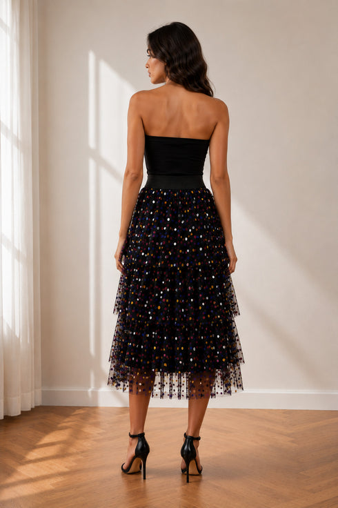 Starlight Dot Tulle Skirt