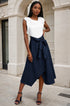 Infinity Wrap Skirt - Navy