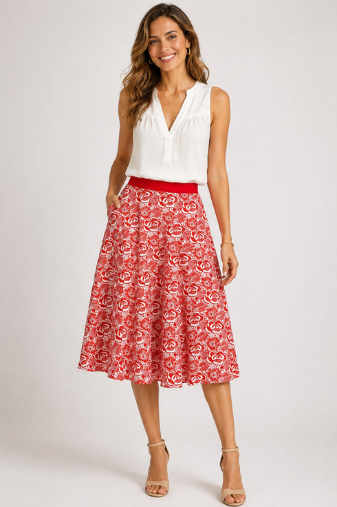 Liv Embroidered Skirt