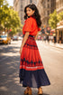 Sinead Maxi skirt - Neptune