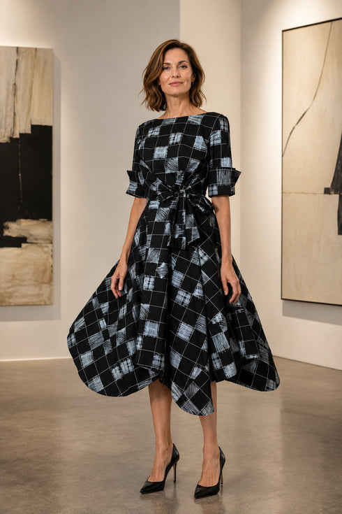 Gallery Grid Dress