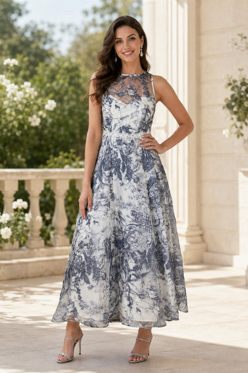 Juliette Dress – Midnight Toile