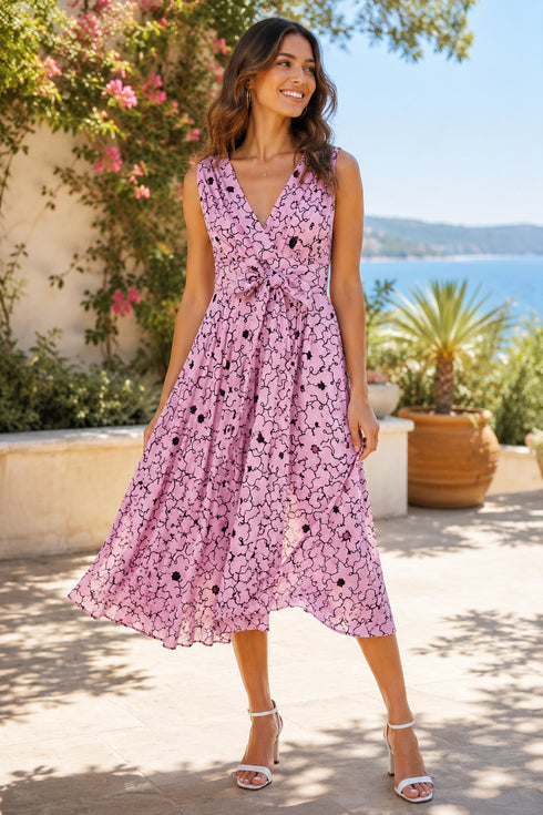Ludvika Dress - Carnation