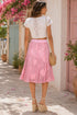 Maribel Skirt – Pink Dahlia Lace