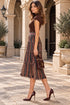 Marigold Stripe Midi Skirt