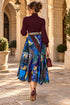 Mariposa Mosaic Midi Skirt – Jewel Multi