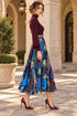 Mariposa Mosaic Midi Skirt – Jewel Multi