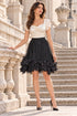 Noir Petal Waltz Skirt