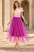 Pink Champagne Tulle Skirt