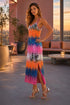 Sunset Confetti Sequin Dress