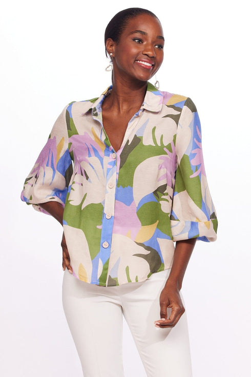 Amelia Top - Palm