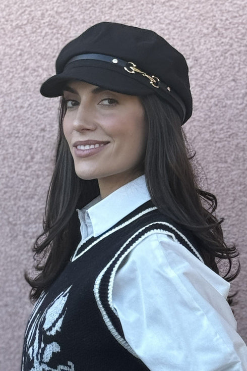 Black Breton Cap