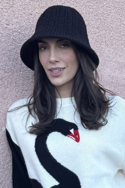 Black Bucket Hat
