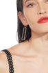 Textured Rectangle Drop Earrings