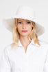 White Audrey Straw Hat