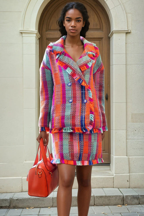 Carrie Coat - Rio Plaid