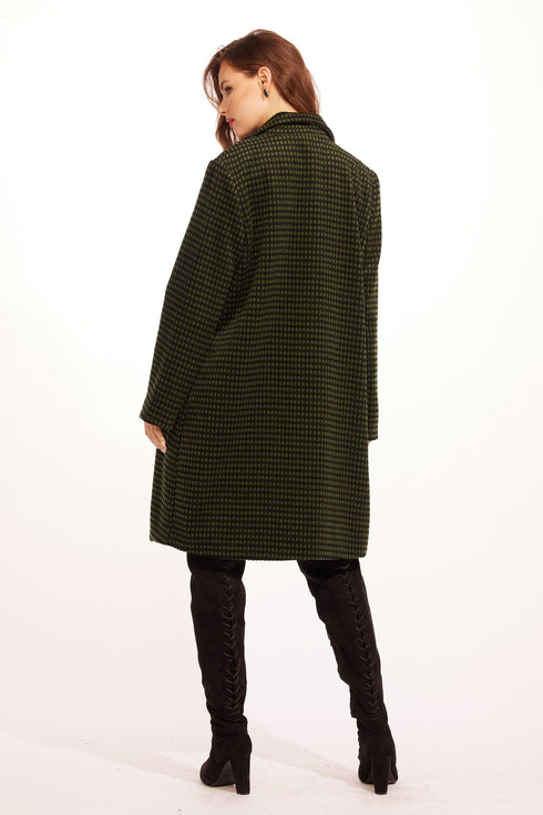 Chester Coat - Green Dot