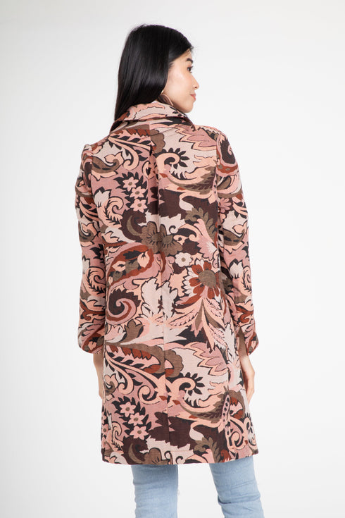 Silas Coat – Henna Paisley