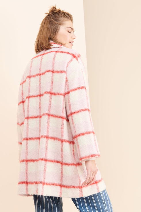 Strawberry Plaid Coat