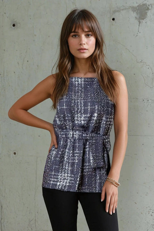 Abigail Top - Midnight Paris