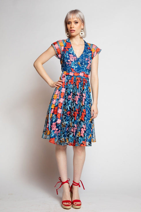 Adelle Dress - Nocturnal Bloom