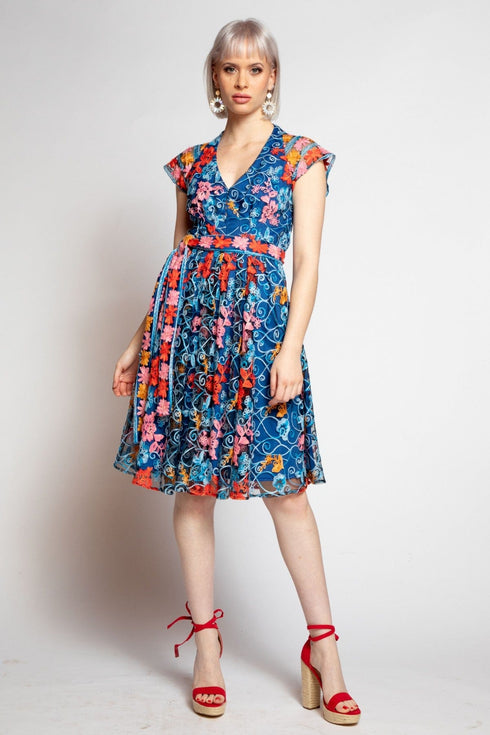 Adelle Dress - Nocturnal Bloom