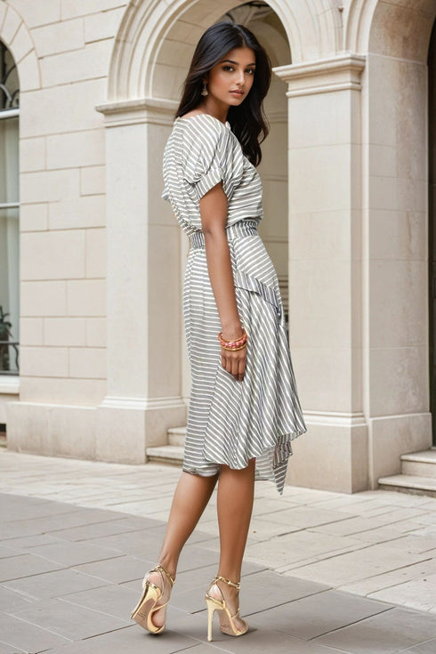 Asby Dress - Gibson Stripe