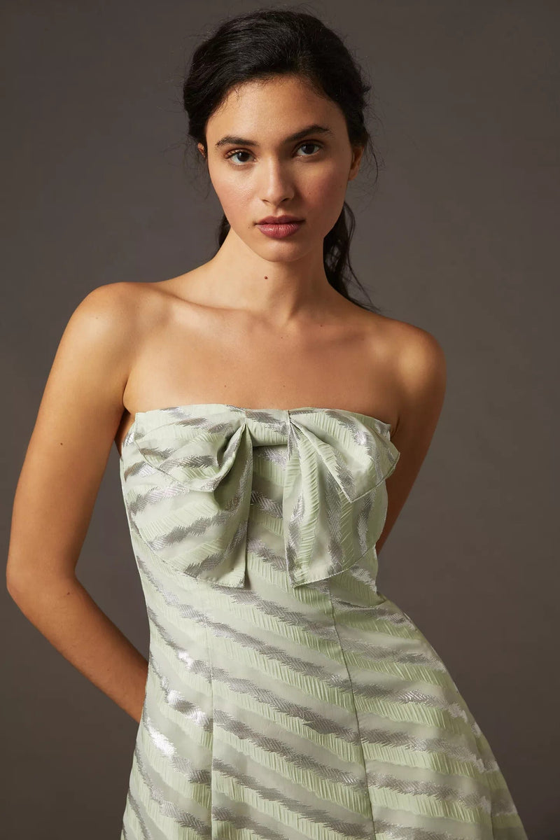 eva franco bow tie mini dress Eva Franco Bow-Tie Mini Dress