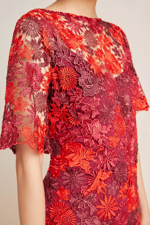 Brigitte Embroidered Midi Dress