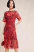 Brigitte Embroidered Midi Dress