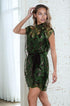 Callas Mini Dress - Christmas Green