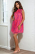 Claudette Dress - Pink Fantasy