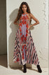 Colette Pleated Maxi Dress - Arabesque
