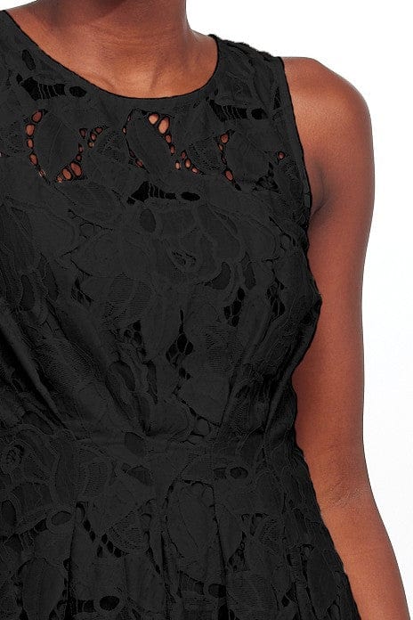 Elsa Dress - Black Margo Lace