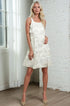 Freya White Shift Lace Dress - Meringue Fringe