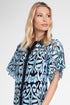 Gaia Shirt Dress – Blue Lace Hacienda