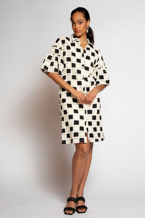 Gaia Dress - Checkmate