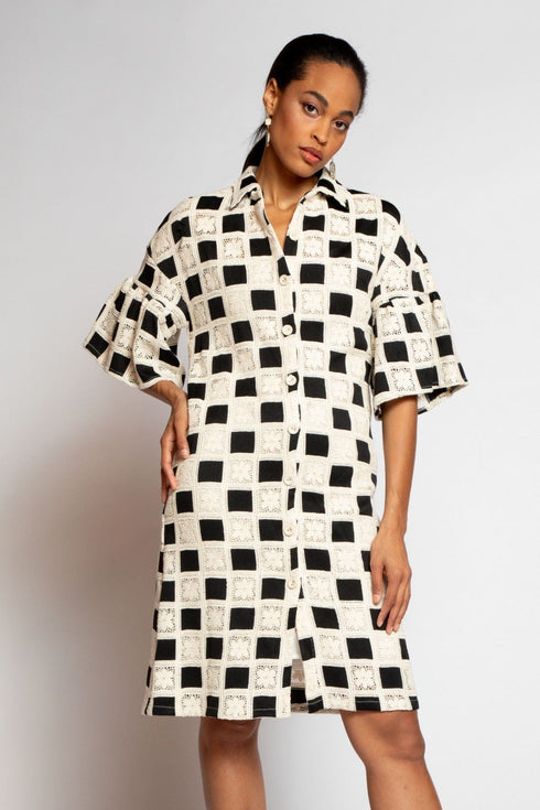 Gaia Dress - Checkmate