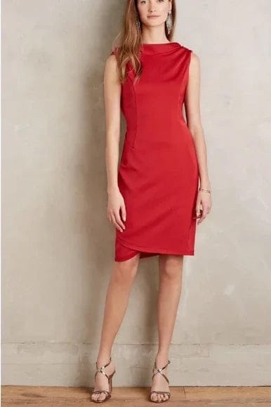 Gazelle Open Back Dress- Red Rooster