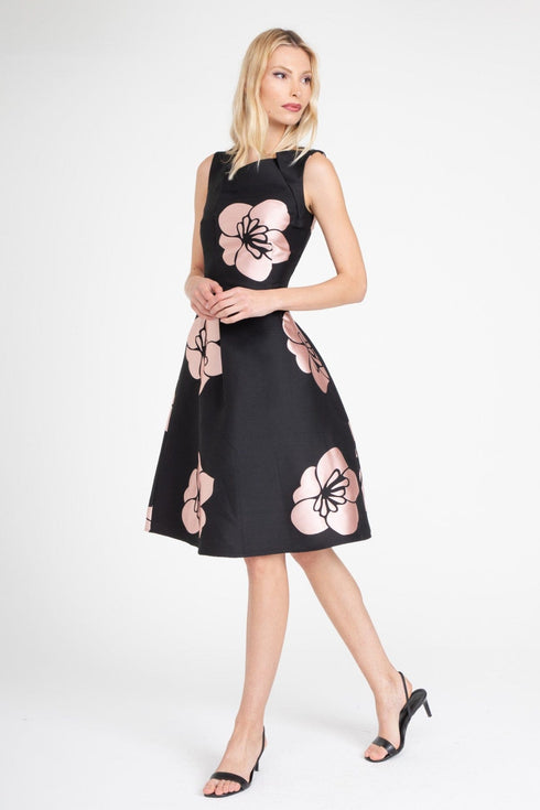Hiroki Fit and Flare Dress – Ikebana