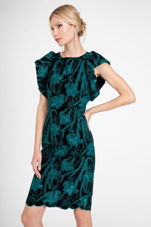 Jasmina Dress – Teal Petal