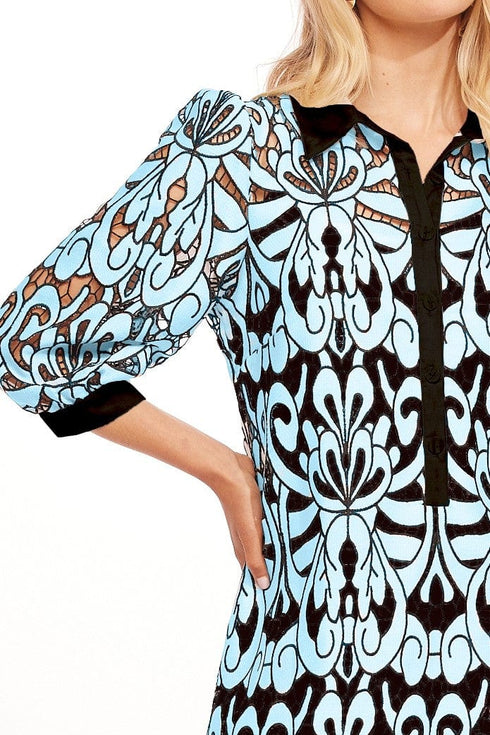 Kezia Dress - Hacienda Blue