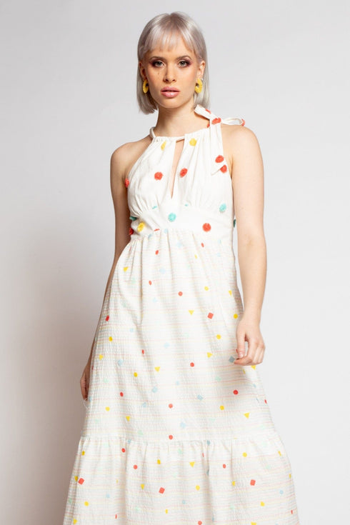 Lamar Maxi Dress - Sugar Dot