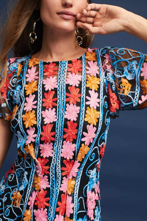 Liliou Dress - Nocturnal Bloom