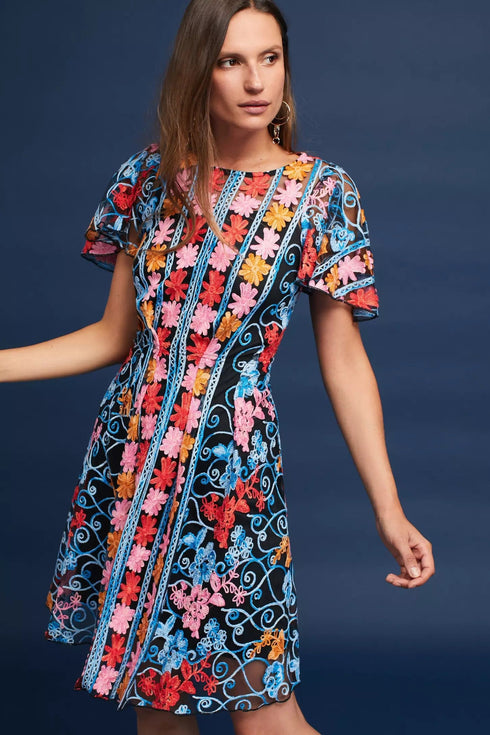 Liliou Dress - Nocturnal Bloom