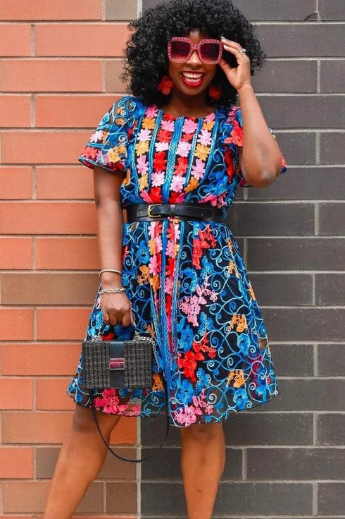 Liliou Dress - Nocturnal Bloom