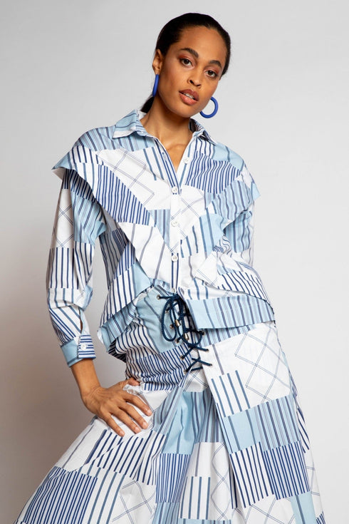 Luzia Top - Regatta Stripe